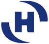 蓝色 H 图形标