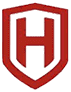 红色盾形 H 图形标